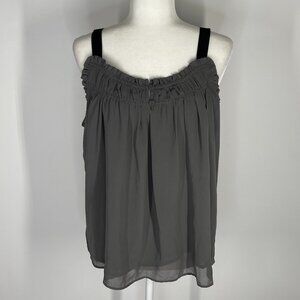 Converse Gray Sleeveless Blouse size XL